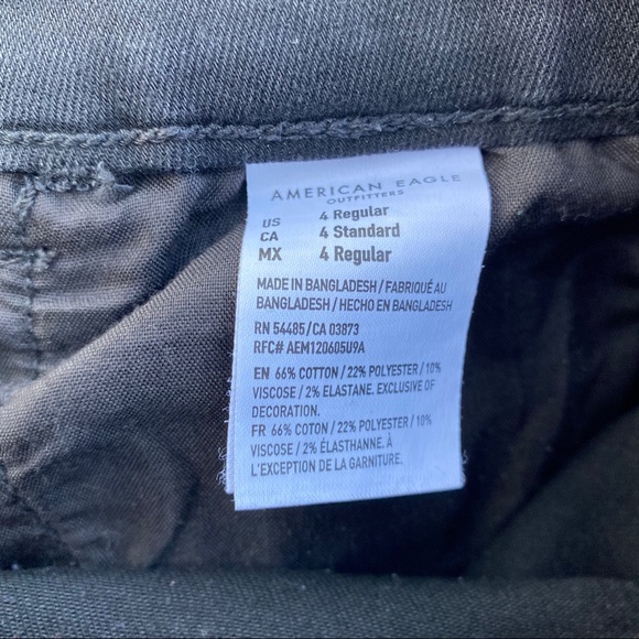AEO American Eagle Black High Rise Jegging 4 - Picture 4 of 10